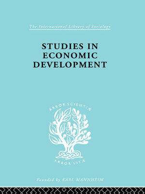 cover image of Studies in Economic Development